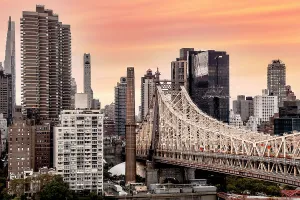 Mid Town Prints: New York City, Midtown Manhattan, Queensboro Bridge, Ed Koch Queensboro Bridge