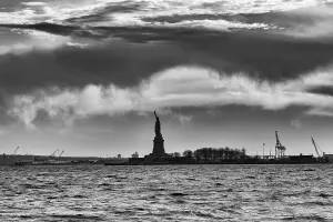Harbor Prints: New York City, New York Harbor, View from Battery Park