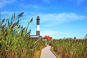 Blue Prints: New York, Long Island, Great South Bay, Fire Island Lighthouse in Suffolk County