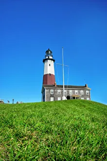 Harbor Prints: New York, Long Island, Montauk Point Lighthouse