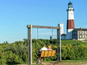 New York, Long Island, Montauk Point Lighthouse