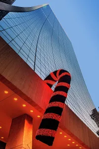 Light Prints: New York, New York City, Christmas lights at 9 west 57 street
