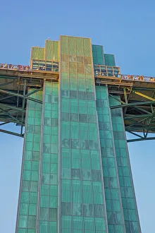 Modern Prints: New York, Niagara Falls, Elevator and Observation Deck