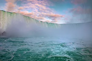 Blue Prints: New York, Niagara Falls, Horseshoe Waterfall