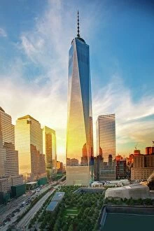 Images Dated 4th December 2023: New York, NYC, Lower Manhattan, One World Trade Center, Freedom Tower