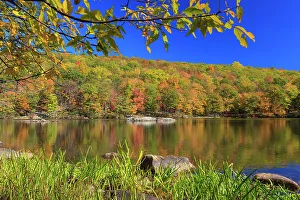 Reflect Prints: New York State, Fall Colors, Harriman State Park, Lake Askoti