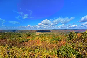 New York State, Route 84 lookout, view towards Ellenville