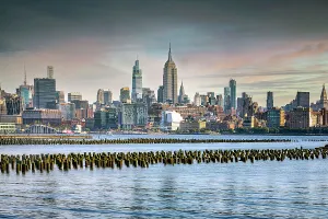Water Front Prints: NJ, Views of Midtown NYC from New Jersey