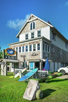 Carolina Prints: North Carolina, Outer Banks, Salvo, Duck Village Outfitters store along NC Highway 12