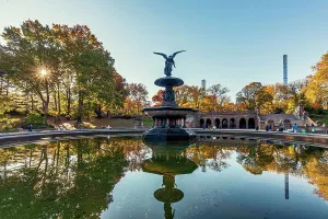 Waterfountain Prints: NY, NYC, Central Park, Bethesda Terrace, Bethesda Fountain