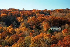 NY, Westchester, Croton on Hudson, autumn