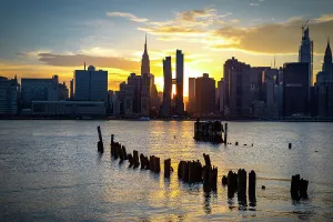 Water Front Prints: NYC, Long Island City, views of Manhattan