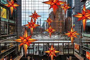 NYC, Manhattan, Columbus Circle, Time Warner Center, Christmas Decorations
