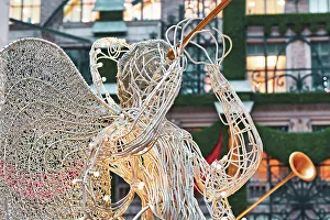 NYC, Rockefeller Center, close up of Angel