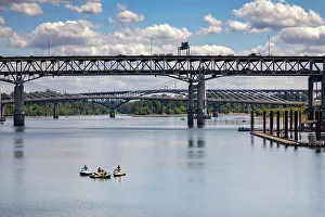 Iron Prints: Oregon, Portland, Hawthorne Bridge