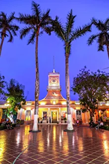 Vertical Prints: Peru, Lima, Barranco, Municipal Library building
