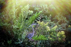 Spiritual Prints: Portrait of the Great Blue Heron