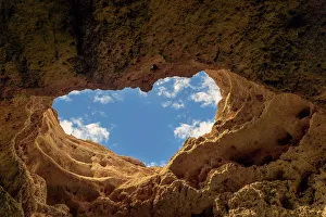 Stone Prints: Portugal, Lagoa, Algarve, Benagil Cave