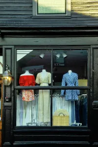 Downtown Prints: Rhode Island, Newport, Clothing Store on Thames Street