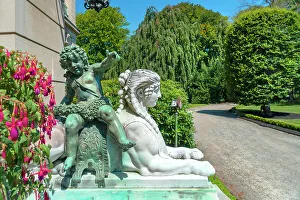 Spring Prints: Rhode Island, Newport, Elms Mansion on Bellevue Avenue
