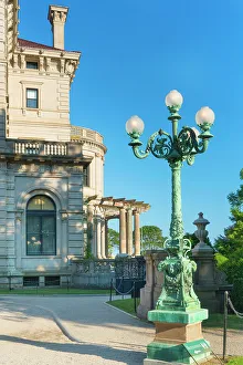 Lamp Prints: Rhode Island, Newport, entrance to the Breakers mansion