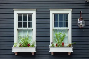 Home Prints: Rhode Island, Newport, historical architecture, detail of home exterior, window
