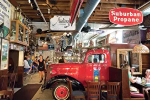 Eatery Prints: Rhode Island, Newport, interior of Brick Alley Pub