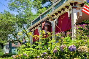 Home Prints: Rhode Island, Newport, Sarah Kendall house, typical porch