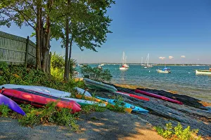 Canoe Prints: Rhode Island, Newport, seaside views