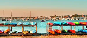 Panorama Prints: Rhode Island, Newport, town viewed from King Park