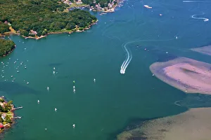 Aerial Picture Prints: Rhode Island, Quonochontaug Pond