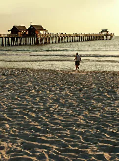 Sbs Florida 02 Prints: Southwest Florida, Gulf of Mexico, Naples Pier