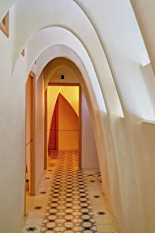 Hall Prints: Spain, Barcelona, Casa Batllo