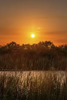 National Park Prints: Sunset over lake