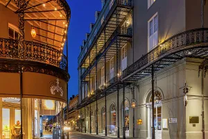 Building Prints: USA, Louisiana, New Orleans, French Quarter at Night