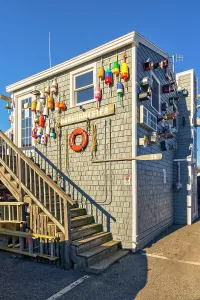 Harbor Prints: USA, Maine, Ogunquit, harbormaster