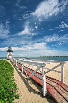 : USA, Nantucket, Massachusetts, New England, Brant Point Lighthouse