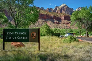 Images Dated 21st July 2019: Utah, Springdale, Zion National Park, Zion Canyon Visitor Center
