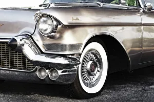 Auto Prints: Side view of 1950's Cadillac Seville