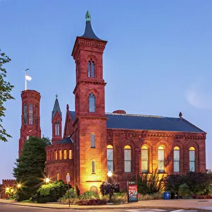 Light Prints: Washington DC, Smithsonian Institution Building (The Castle) on the National Mall